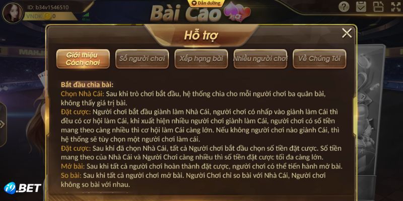 Cách chơi bài cào i9bet cực đơn giản